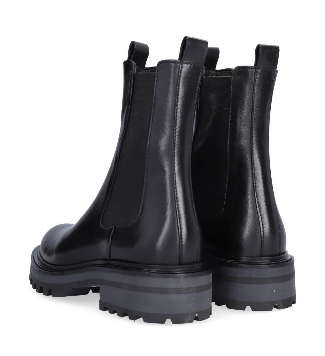 A6751 chelsea støvle - sort